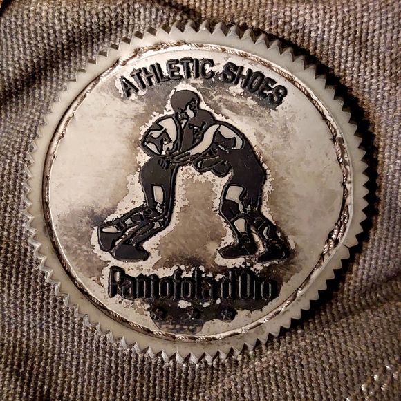 Pantofola D'Oro smog canvas & buffalo hi-top sneakers, EU40, EUC - Picture 12 of 16